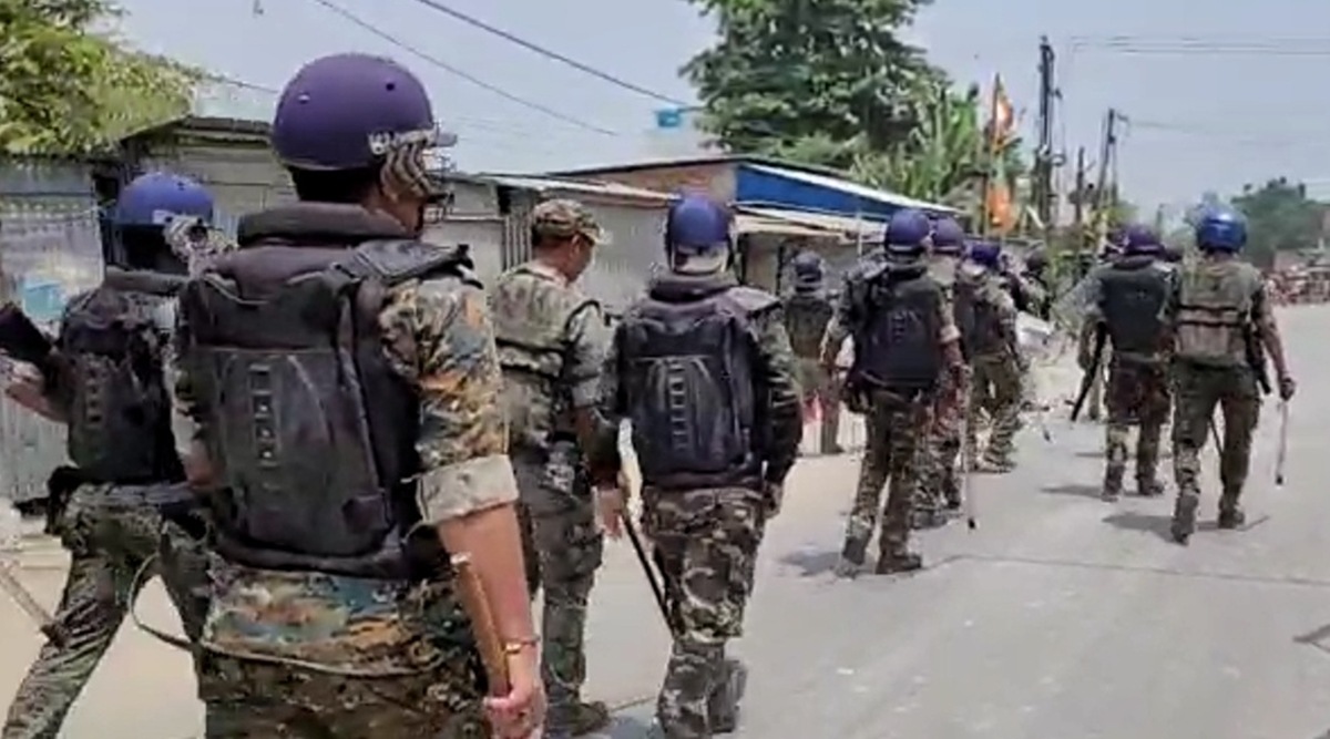 Uttar Dinajpur’s Kaliaganj clashes, uneasy calm prevails in Kaliaganj, prohibitory orders imposed, prohibitory orders under section 144 of the CrPc, indian express, indian express news