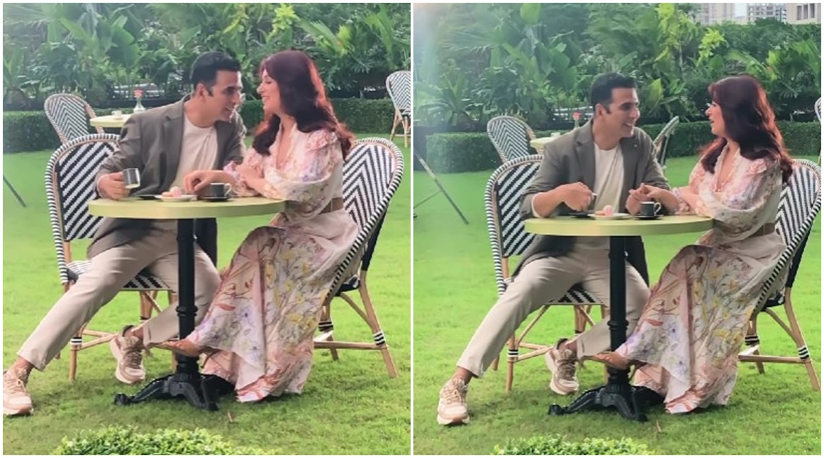 1200px x 667px - Twinkle Khanna, Akshay Kumar dial up love as they face camera together,  call 'friendship' their secret ingredient. Watch | Entertainment News,The  Indian Express