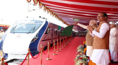 vande bharat express, narendra modi, indian express