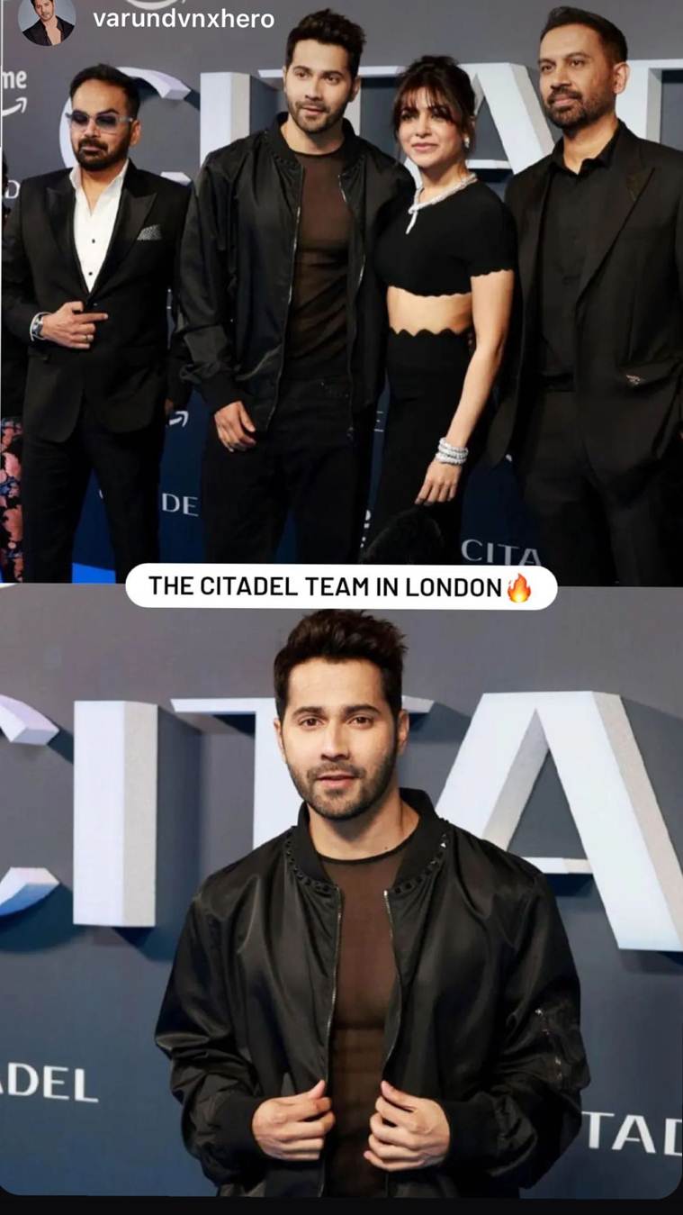 varun dhawan citadel premiere