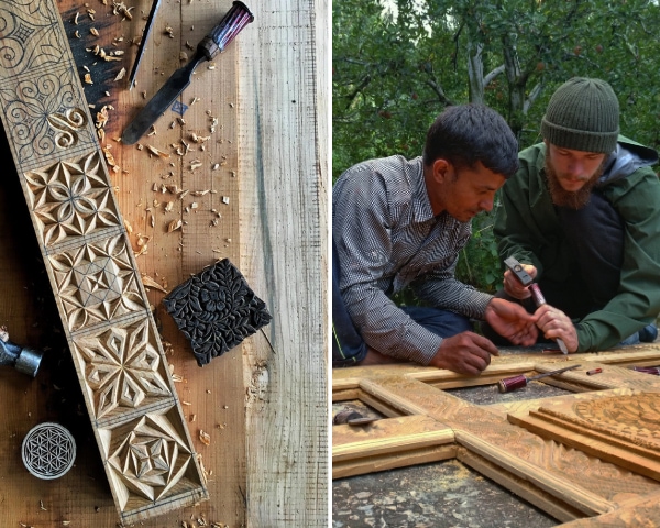 Wooden carvings are a big aspect of kath kuni architecture