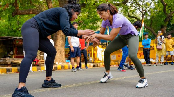 Vinesh and Sakshi Malik