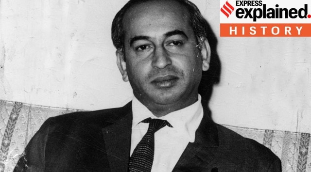 Zulfikar Ali Bhutto, Prime Minister of Pakistan. Express archive photo *** Local Caption *** Zulfikar Ali Bhutto, Prime Minister of Pakistan.