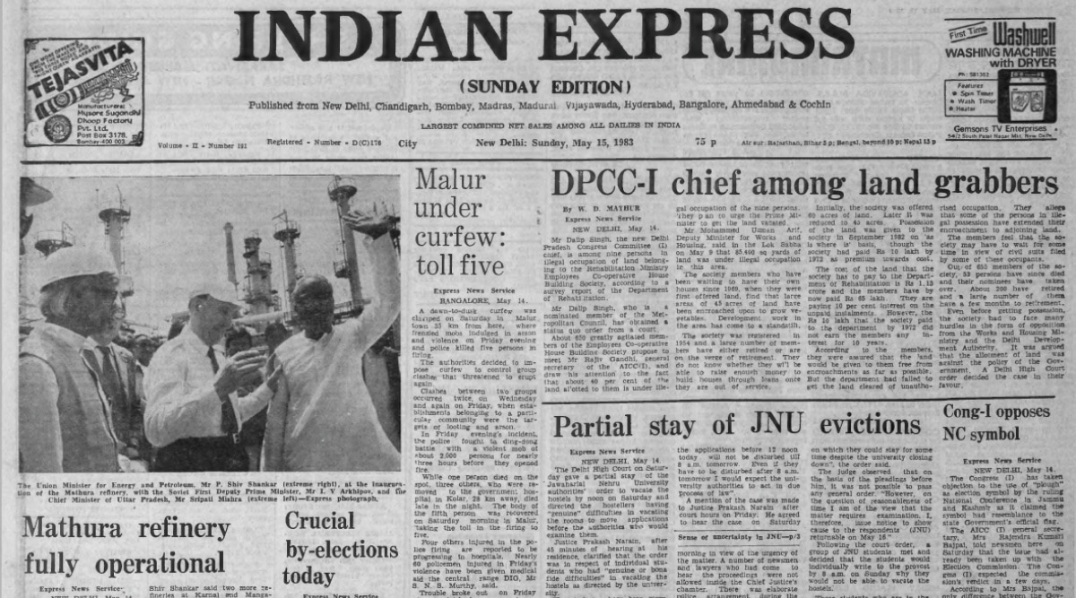 May 15, 1983, Forty Years Ago: Illegal Occupation | The Indian Express