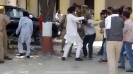 In Amethi, SP MLA, his supporters beat up BJP candidate’s husband on police station premises