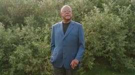 Henry Louis Gates, a decorated scholar of Black history and culture, at home in West Tisbury, Mass. on July 16, 2022. (Cole Barash/The New York Times)