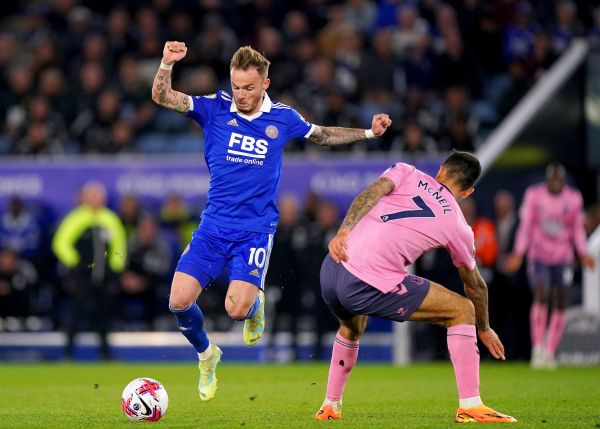 Leicester City's James Maddison,