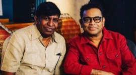 AR Rahman shared a picture with Vadivelu from the studio
