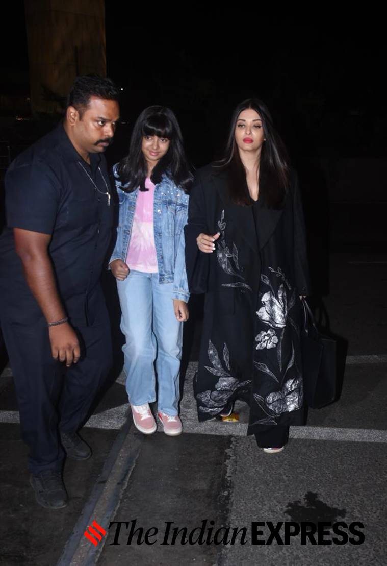 Aishwarya Rai was spotted at the airport