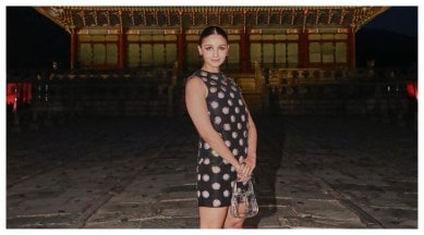 For Her First Public Appearance As Brand Ambassador Of Gucci, Alia Bhatt  Goes The Little Black Dress Route With Cutouts For Gucci Cruise Show