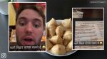 American YouTuber about price of samosa