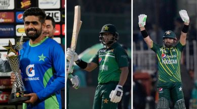 Babar Azam Imam-ul-Haq Mohammad Rizwan