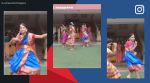 Boy dances in saree