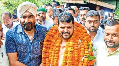 Brij Bhushan Sharan Singh, Brij Bhushan, Wrestling Federation of India, WFI, Brij Bhushan sexual harassment allegations, Indian Express, India news, current affairs