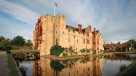 Hever Castle, in Kent, England, offers a 27-room bed-and-breakfast and a four-bedroom cottage as well as a moat and a drawbridge. (Hever Castle and Gardens via The New York Times)