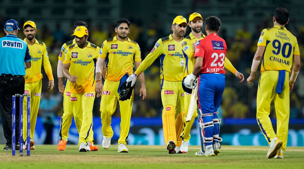 Dc Vs Csk Highlights Ipl 2023 Ms Dhoni And Co Beat Dc By 77 Runs To Qualify For The Playoffs