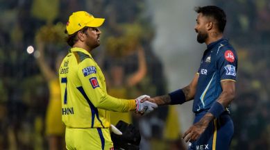 MS Dhoni and Hardik Pandya