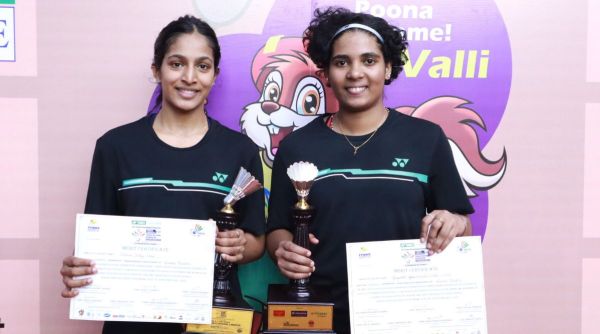 Indian doubles badminton player Treesa Jolly
