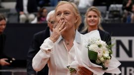 18-time Grand Slam singles champion Martina Navratilova