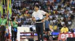 Neeraj Chopra competes at the Doha Diamond League