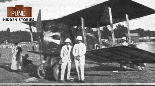 Captain RS Carrol and Leutenant J H James with Nieuport Nighthalk after arrival in Pune. (Flight International magazine, April 1920 issue)