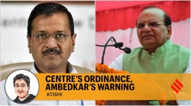 atishi writes, kejriwal, vk saxena