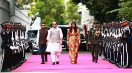 Rajnath talks defence cooperation with Maldivian counterpart