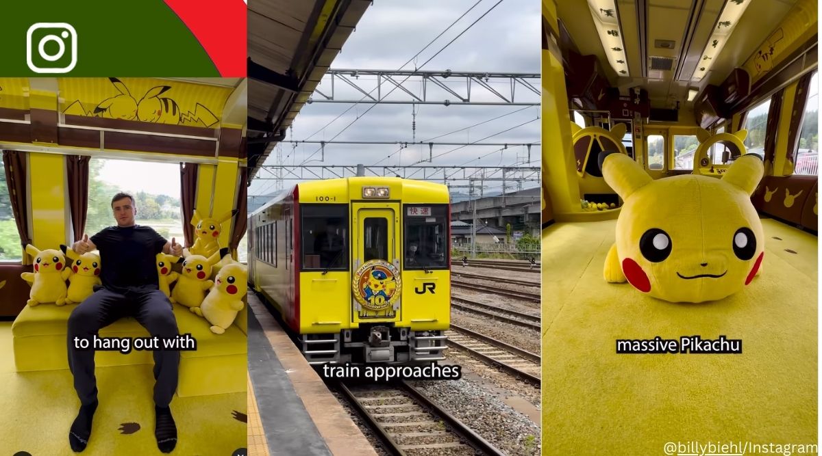 Do you know about this Pikachu-themed train in Japan