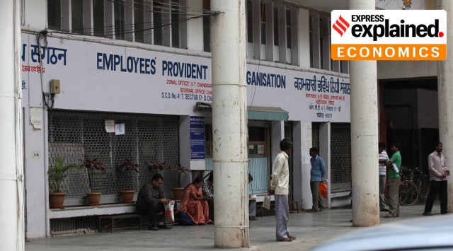 A view of EPF office, Sector 17 Chandigarh. Express archive photo
