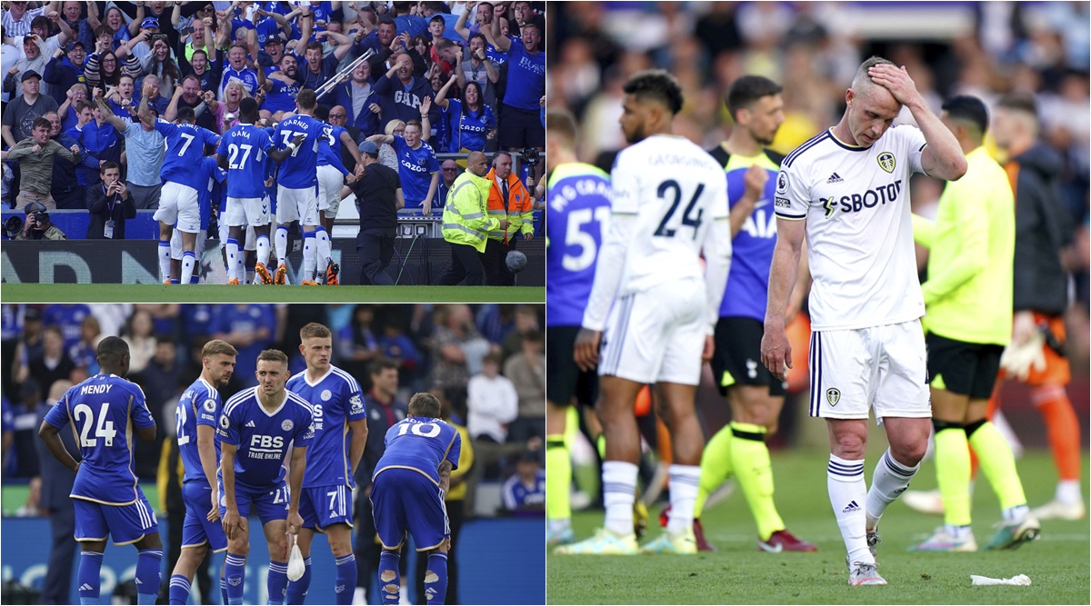 Everton in Premier League after final-day escape, Leicester and Leeds relegated | Football News - The Indian Express