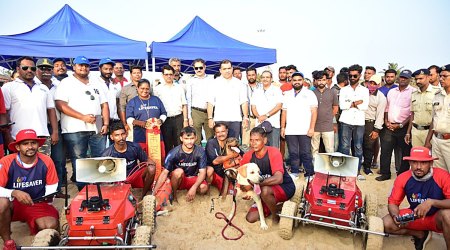 Goa beach security