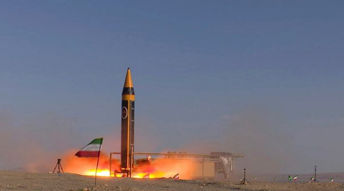 Iran Unveils Latest Version Of Ballistic Missile Amid Wider Tensions ...