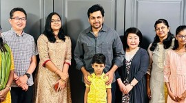 Karthi with fans from Japan