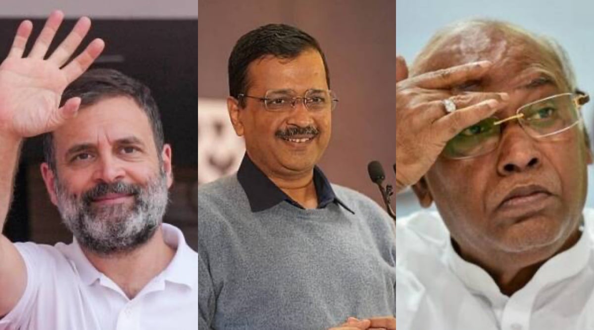 Arvind Kejriwal Seeks Meeting With Rahul Gandhi, Kharge To Fight Centre ...