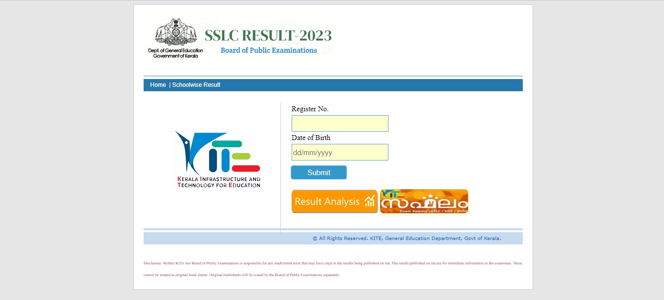 Kerala SSLC Result 2023 Declared: Result Link Active At Results.kite ...