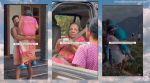 Kerala man lifts mother on shoulder