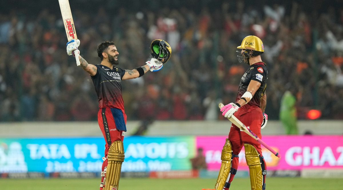 SRH vs RCB, IPL 2023 Virat Kohli’s ton guides Bangalore to 8wicket