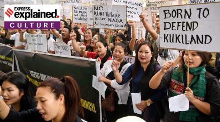 Kuki people demanding Kukiland