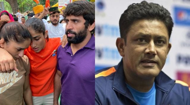 Anil Kumble wrestlers protest