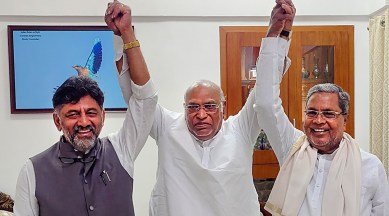 siddaramaiah, swearing event, mallikarjun, indian express