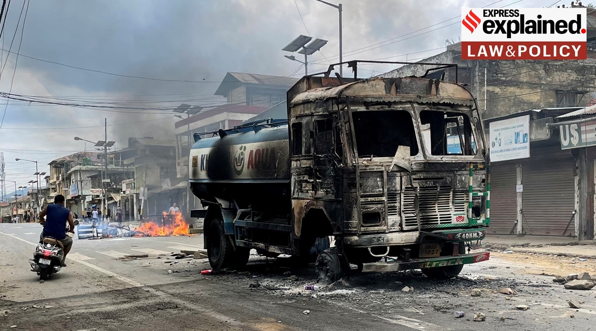 Manipur violence What are ‘shoot at sight’ orders and how can they be