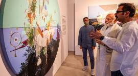 PM Modi visits exhibition at NGMA