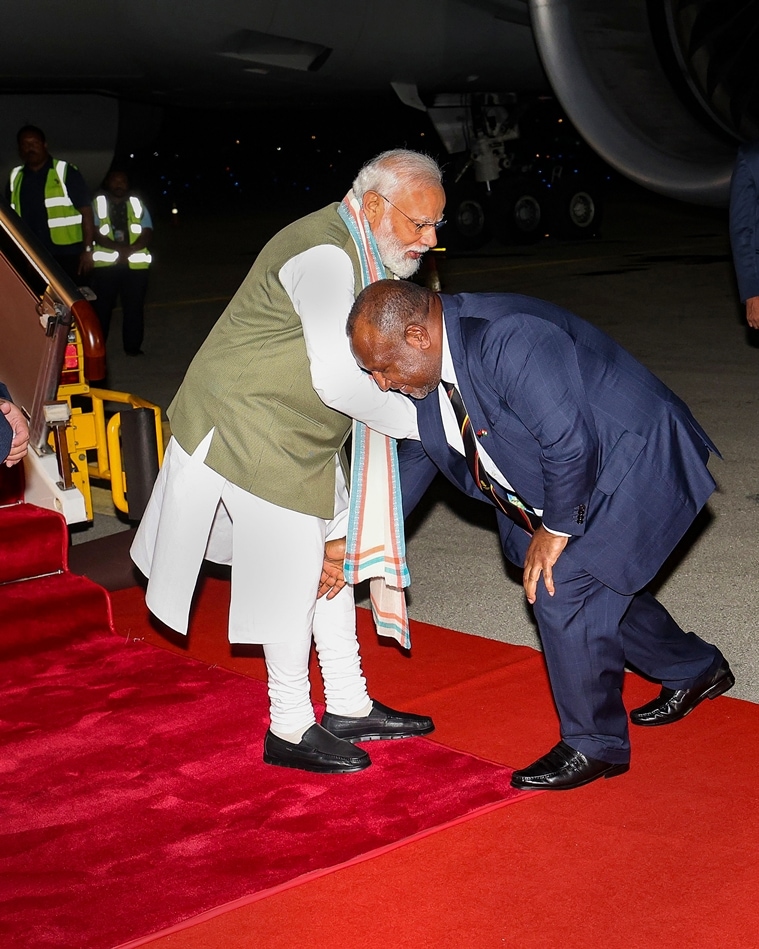 Papua New Guineas Pm Touches Modis Feet Why This Island Country Is Important For India 7915