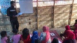 WhatsApp group helps refugees learn Rohingya language, pass on to children