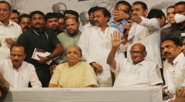 NCP sharad pawar, indian express