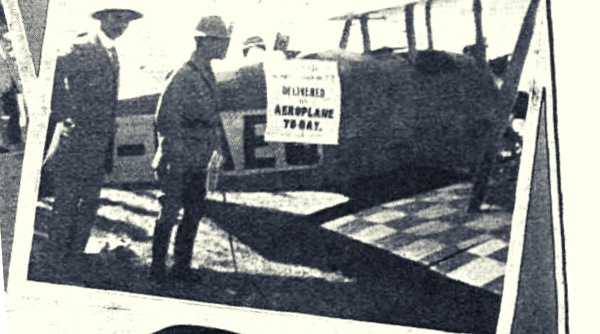 Newspapers arrive in Pune in the flight. (Flight International magazine's March 1920 issue)