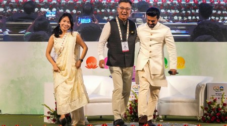 G20 Tourism Working Group, G20 Tourism Working Group meet, G20 meet, ram charan, G20 summit, naatu naatu, RRR, ram charan naatu naatu, g20 summit kashmir, indian express