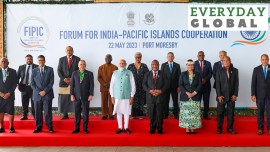 PM Modi in Papua New Guinea for the FIPIC summit.