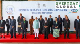 PM Modi in Papua New Guinea for the FIPIC summit.