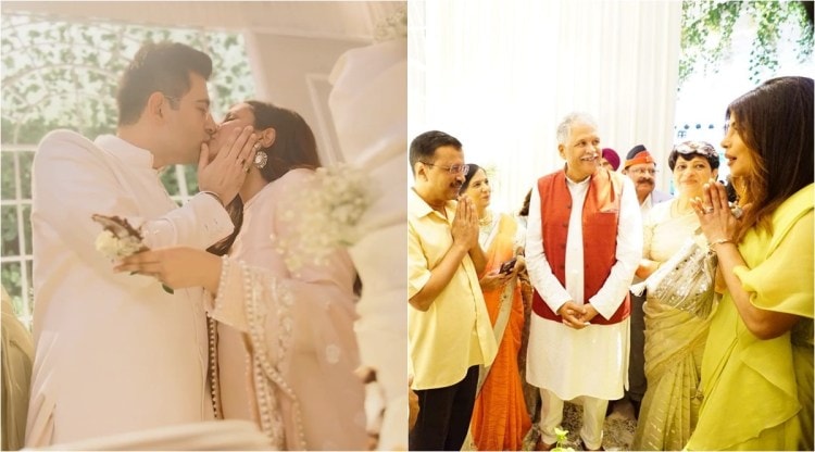 Parineeti Chopra and Raghav Chadha engagement
